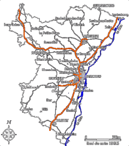 Bas Rhine Map